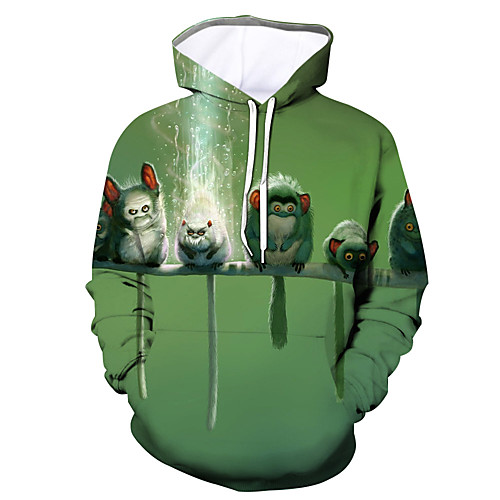 Men's Pullover Hoodie Sweatshirt Graphic Animal Daily Going out 3D Print Casual Hoodies Sweatshirts Green
Men's Pullover Hoodie Sweatshirt Graphic Animal Daily Going out 3D Print Casual Hoodies Sweatshirts Green
