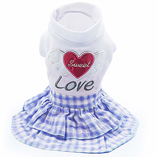 love dog dress for girl sweet pet skirt cute clothes shirts for small medium large dogs cats puppy for summer
love dog dress for girl sweet pet skirt cute clothes shirts for small medium large dogs cats puppy for summer