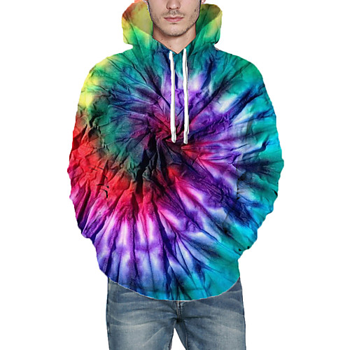 Men's Hoodie Graphic Tie Dye Daily Going out 3D Print Casual Hoodies Sweatshirts Rainbow
Men's Hoodie Graphic Tie Dye Daily Going out 3D Print Casual Hoodies Sweatshirts Rainbow