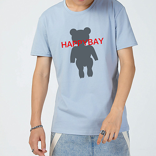 Men's T shirt Tee / T-shirt Black White Blue Pink Cartoon Oversized Crew Neck Cartoon Letter Printed Cool Sport Athleisure T Shirt Short Sleeves Breathable Soft Comfortable Everyday Use Exercising
Men's T shirt Tee / T-shirt Black White Blue Pink Cartoon Oversized Crew Neck Cartoon Letter Printed Cool Sport Athleisure T Shirt Short Sleeves Breathable Soft Comfortable Everyday Use Exercising