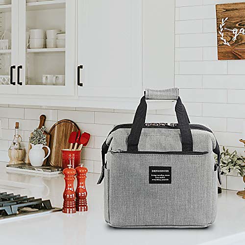 Portable Insulation Lunch Bag with Detachable Shoulder Strap Oxford Cloth Reusable Outdoor Picnic Insulation Cooler Bag
Portable Insulation Lunch Bag with Detachable Shoulder Strap Oxford Cloth Reusable Outdoor Picnic Insulation Cooler Bag