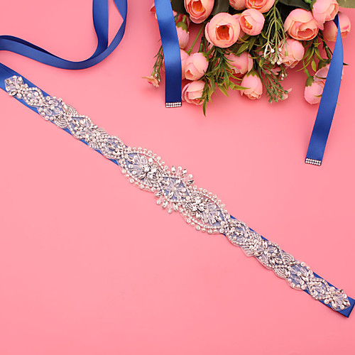 Satin / Tulle Wedding / Party / Evening Sash With Imitation Pearl / Belt / Appliques Women's Sashes
Satin / Tulle Wedding / Party / Evening Sash With Imitation Pearl / Belt / Appliques Women's Sashes
