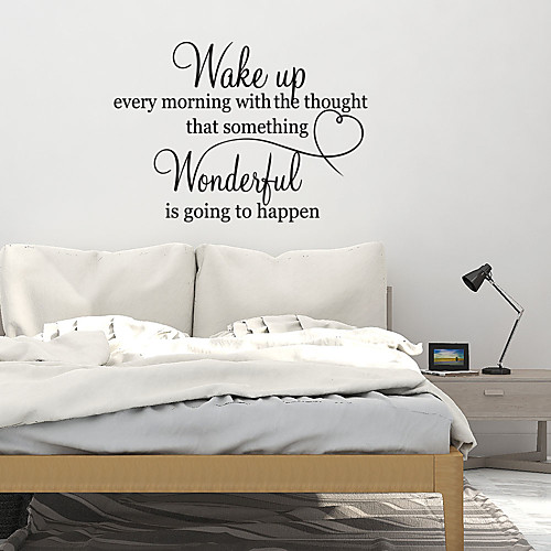 Letter Wall Stickers Decorative Wall Stickers, PVC Home Decoration Wall Decal Wall Decoration / Removable 4530CM
Letter Wall Stickers Decorative Wall Stickers, PVC Home Decoration Wall Decal Wall Decoration / Removable 4530CM