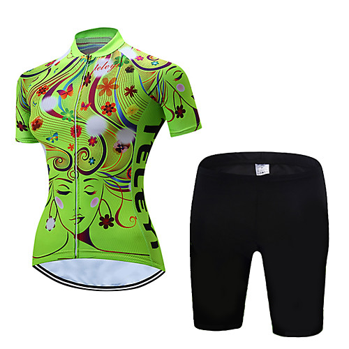 Women's Short Sleeve Cycling Jersey with Shorts Polyester Yellow Red Pink Floral Botanical Bike Clothing Suit Breathable Quick Dry Moisture Wicking Sports Floral Botanical Mountain Bike MTB Road Bike
Women's Short Sleeve Cycling Jersey with Shorts Polyester Yellow Red Pink Floral Botanical Bike Clothing Suit Breathable Quick Dry Moisture Wicking Sports Floral Botanical Mountain Bike MTB Road Bike