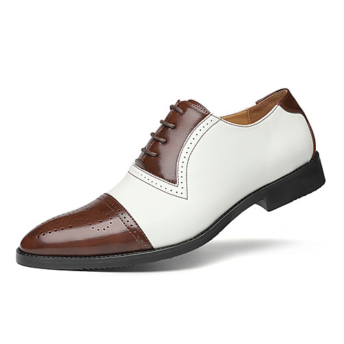 Men's Oxfords Business Casual Vintage Daily Office & Career Faux Leather Breathable Non-slipping Wear Proof Black / White Black Brown Fall Spring
Men's Oxfords Business Casual Vintage Daily Office & Career Faux Leather Breathable Non-slipping Wear Proof Black / White Black Brown Fall Spring
