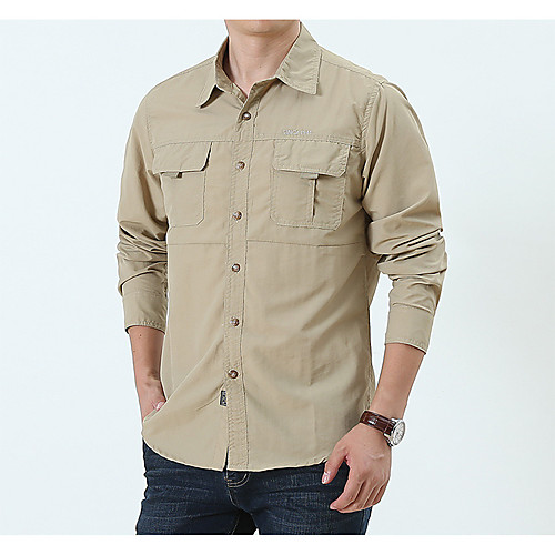 Men's Shirt non-printing Solid Colored Long Sleeve Daily Tops Army Green Khaki Gray
Men's Shirt non-printing Solid Colored Long Sleeve Daily Tops Army Green Khaki Gray