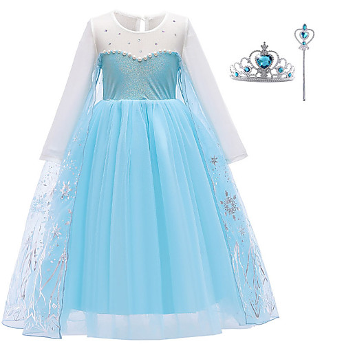 Elsa Dress Cosplay Costume Girls' Movie Cosplay Vacation Dress Halloween Blue Dress Wand Christmas Halloween New Year Polyester / Cotton Polyester
Elsa Dress Cosplay Costume Girls' Movie Cosplay Vacation Dress Halloween Blue Dress Wand Christmas Halloween New Year Polyester / Cotton Polyester