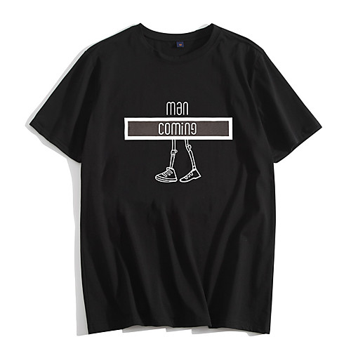 Men's T shirt Tee / T-shirt Black White Blue Pink Artistic Style Crew Neck Cotton Cartoon Letter Printed Cool Sport Athleisure T Shirt Short Sleeves Breathable Soft Comfortable Everyday Use
Men's T shirt Tee / T-shirt Black White Blue Pink Artistic Style Crew Neck Cotton Cartoon Letter Printed Cool Sport Athleisure T Shirt Short Sleeves Breathable Soft Comfortable Everyday Use