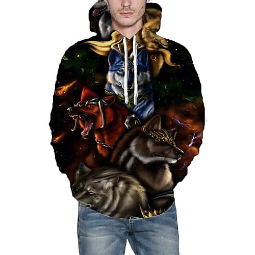 Men's Hoodie Graphic Animal Daily Going out 3D Print Casual Hoodies Sweatshirts White
Men's Hoodie Graphic Animal Daily Going out 3D Print Casual Hoodies Sweatshirts White
