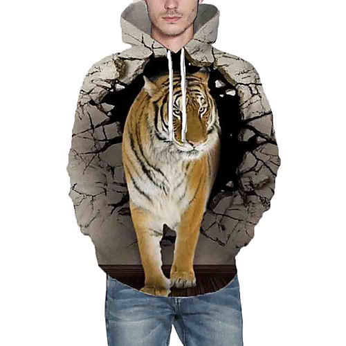 Men's Hoodie Graphic Animal Daily Going out 3D Print Casual Hoodies Sweatshirts Brown
Men's Hoodie Graphic Animal Daily Going out 3D Print Casual Hoodies Sweatshirts Brown