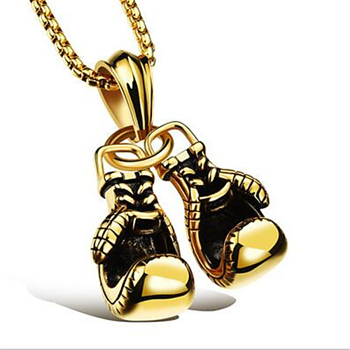 Women's Pendant Necklace Classic Boxing Gloves Simple Trendy Hippie Alloy Black Gold Silver 40 cm Necklace Jewelry 1pc For Party Evening Street Gift Birthday Party Festival
Women's Pendant Necklace Classic Boxing Gloves Simple Trendy Hippie Alloy Black Gold Silver 40 cm Necklace Jewelry 1pc For Party Evening Street Gift Birthday Party Festival