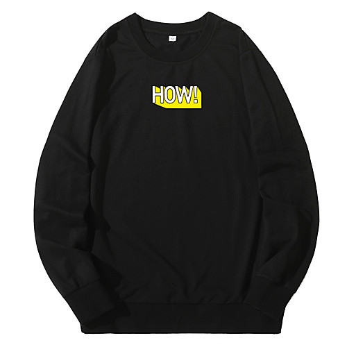 Women's Sweatshirt Pullover Artistic Style Crew Neck Letter Printed Sport Athleisure Sweatshirt Top Long Sleeve Warm Soft Oversized Comfortable Everyday Use Causal Exercising General Use / Winter
Women's Sweatshirt Pullover Artistic Style Crew Neck Letter Printed Sport Athleisure Sweatshirt Top Long Sleeve Warm Soft Oversized Comfortable Everyday Use Causal Exercising General Use / Winter