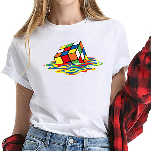 Women's Tee / T-shirt Cartoon Crew Neck Color Block Sport Athleisure T Shirt Top Short Sleeves Breathable Soft Comfortable Plus Size Everyday Use Exercising General Use
Women's Tee / T-shirt Cartoon Crew Neck Color Block Sport Athleisure T Shirt Top Short Sleeves Breathable Soft Comfortable Plus Size Everyday Use Exercising General Use