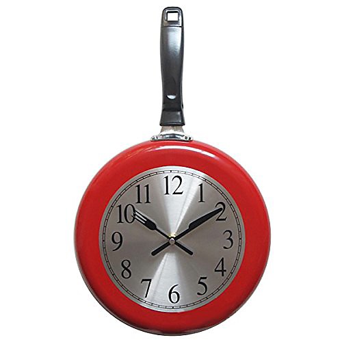 Wall Clock 10inch Metal Frying Pan Kitchen Wall Clock Home Decor Kitchen Themed Unique Wall Clock with a Screwdriver 25cm25cm
Wall Clock 10inch Metal Frying Pan Kitchen Wall Clock Home Decor Kitchen Themed Unique Wall Clock with a Screwdriver 25cm25cm