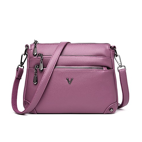 Women's Bags PU Leather Crossbody Bag Zipper Daily Outdoor MessengerBag Wine Black Purple Red
Women's Bags PU Leather Crossbody Bag Zipper Daily Outdoor MessengerBag Wine Black Purple Red