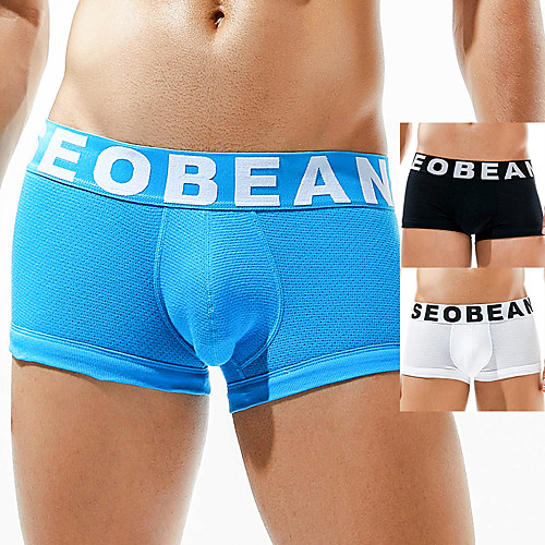 SEOBEAN Men's Sports Underwear 4pcs Shorts Boxer Briefs Bottoms Cotton Winter Fitness Gym Workout Performance Running Training Breathable Quick Dry Soft Sport White Black Blue / Stretchy
SEOBEAN Men's Sports Underwear 4pcs Shorts Boxer Briefs Bottoms Cotton Winter Fitness Gym Workout Performance Running Training Breathable Quick Dry Soft Sport White Black Blue / Stretchy
