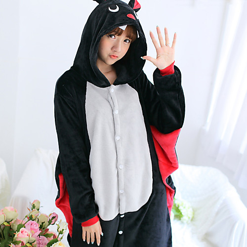 Adults' Kigurumi Pajamas Bat Animal Onesie Pajamas Polar Fleece Black Cosplay For Men and Women Animal Sleepwear Cartoon Festival / Holiday Costumes / Leotard / Onesie / Leotard / Onesie
Adults' Kigurumi Pajamas Bat Animal Onesie Pajamas Polar Fleece Black Cosplay For Men and Women Animal Sleepwear Cartoon Festival / Holiday Costumes / Leotard / Onesie / Leotard / Onesie