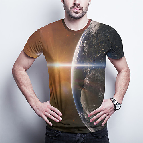 Men's T shirt 3D Print Graphic Plus Size Print Short Sleeve Daily Tops Basic Brown
Men's T shirt 3D Print Graphic Plus Size Print Short Sleeve Daily Tops Basic Brown