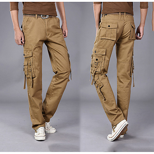 Men's Hiking Pants Trousers Hiking Cargo Pants Solid Color Outdoor Loose Breathable Soft Comfortable Anti-tear Cotton Pants / Trousers Bottoms Black Army Green Khaki Hunting Fishing Climbing 28 29 30
Men's Hiking Pants Trousers Hiking Cargo Pants Solid Color Outdoor Loose Breathable Soft Comfortable Anti-tear Cotton Pants / Trousers Bottoms Black Army Green Khaki Hunting Fishing Climbing 28 29 30