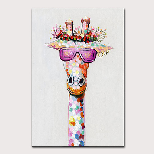 Oil Painting Hand Painted Vertical Animals Pop Art Modern Rolled Canvas (No Frame)
Oil Painting Hand Painted Vertical Animals Pop Art Modern Rolled Canvas (No Frame)