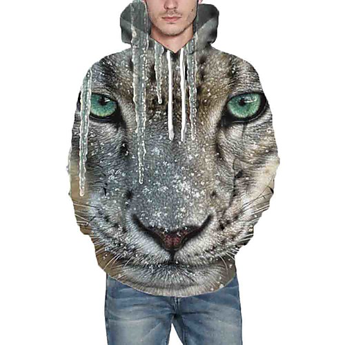 Men's Hoodie Graphic Animal Daily Going out 3D Print Casual Hoodies Sweatshirts White
Men's Hoodie Graphic Animal Daily Going out 3D Print Casual Hoodies Sweatshirts White