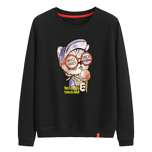 Women's Sweatshirt Pullover Black White Pink Cartoon Crew Neck Cat Cartoon Cute Sport Athleisure Sweatshirt Top Long Sleeve Warm Soft Comfortable Everyday Use Causal Exercising General Use / Winter
Women's Sweatshirt Pullover Black White Pink Cartoon Crew Neck Cat Cartoon Cute Sport Athleisure Sweatshirt Top Long Sleeve Warm Soft Comfortable Everyday Use Causal Exercising General Use / Winter