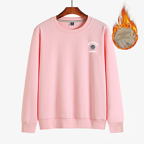 Men's Sweatshirt Pullover Black White Blue Pink Artistic Style Crew Neck Fleece Letter Printed Cool Sport Athleisure Sweatshirt Top Long Sleeve Warm Soft Comfortable Everyday Use Causal Exercising
Men's Sweatshirt Pullover Black White Blue Pink Artistic Style Crew Neck Fleece Letter Printed Cool Sport Athleisure Sweatshirt Top Long Sleeve Warm Soft Comfortable Everyday Use Causal Exercising