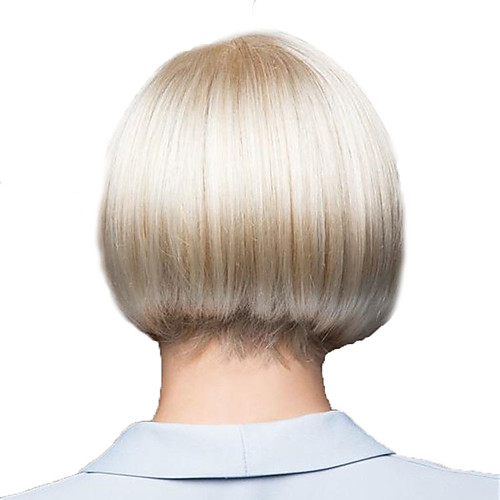 Synthetic Wig Straight Natural Straight With Bangs Wig Short Blonde Synthetic Hair 12 inch Women's Fashionable Design Exquisite Blonde
Synthetic Wig Straight Natural Straight With Bangs Wig Short Blonde Synthetic Hair 12 inch Women's Fashionable Design Exquisite Blonde