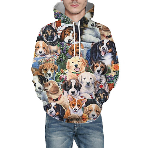 Men's Pullover Hoodie Sweatshirt Graphic Animal Hooded Daily 3D Print Basic Hoodies Sweatshirts Long Sleeve Rainbow
Men's Pullover Hoodie Sweatshirt Graphic Animal Hooded Daily 3D Print Basic Hoodies Sweatshirts Long Sleeve Rainbow