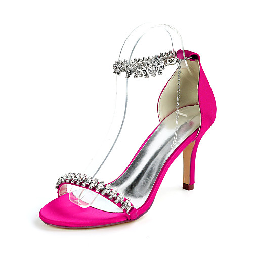 Women's Wedding Shoes Stiletto Heel Open Toe Sexy Wedding Party & Evening Satin Rhinestone Solid Colored White Black Purple
Women's Wedding Shoes Stiletto Heel Open Toe Sexy Wedding Party & Evening Satin Rhinestone Solid Colored White Black Purple