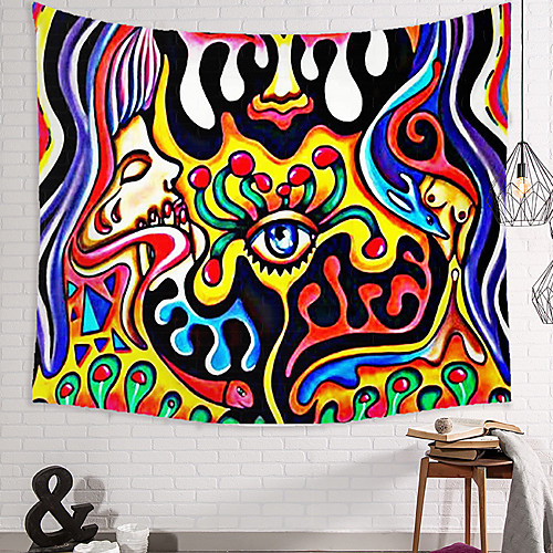 Wall Tapestry Art Decor Blanket Curtain Picnic Tablecloth Hanging Home Bedroom Living Room Dorm Decoration Polyester Abstract Eye Human Face
Wall Tapestry Art Decor Blanket Curtain Picnic Tablecloth Hanging Home Bedroom Living Room Dorm Decoration Polyester Abstract Eye Human Face