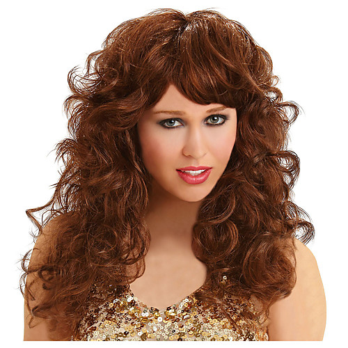 Cosplay Wig Seduction Brown Curly With Bangs Wig Long Brown Synthetic Hair Women's Anime Cosplay Exquisite Brown
Cosplay Wig Seduction Brown Curly With Bangs Wig Long Brown Synthetic Hair Women's Anime Cosplay Exquisite Brown