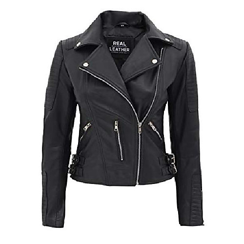 Women's Solid Color Chic & Modern Spring & Fall Faux Leather Jacket Regular Daily Wear PU Coat Tops Black
Women's Solid Color Chic & Modern Spring & Fall Faux Leather Jacket Regular Daily Wear PU Coat Tops Black