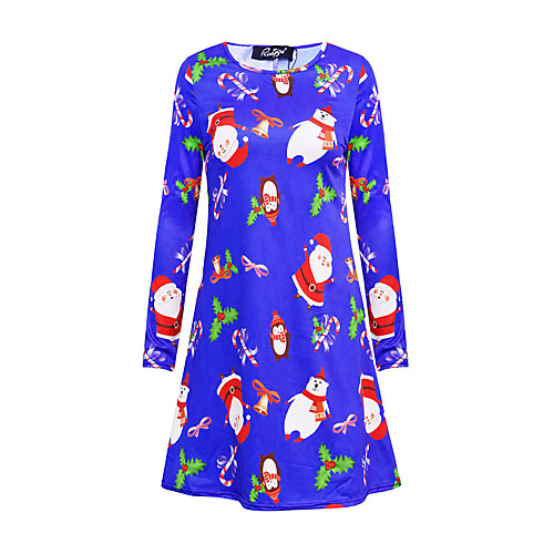 Women's A Line Dress Knee Length Dress Black Blue Red Long Sleeve Print Patchwork Print Fall Spring Round Neck Hot Elegant 2021 S M L XL XXL
Women's A Line Dress Knee Length Dress Black Blue Red Long Sleeve Print Patchwork Print Fall Spring Round Neck Hot Elegant 2021 S M L XL XXL