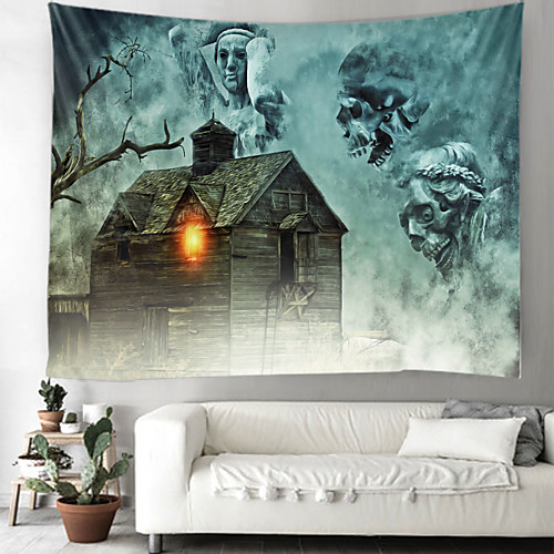 Halloween Party Holiday Wall Tapestry Art Decor Blanket Curtain Picnic Tablecloth Hanging Home Bedroom Living Room Dorm Decoration Psychedelic Skull Skeleton Haunted Scary House Polyester
Halloween Party Holiday Wall Tapestry Art Decor Blanket Curtain Picnic Tablecloth Hanging Home Bedroom Living Room Dorm Decoration Psychedelic Skull Skeleton Haunted Scary House Polyester