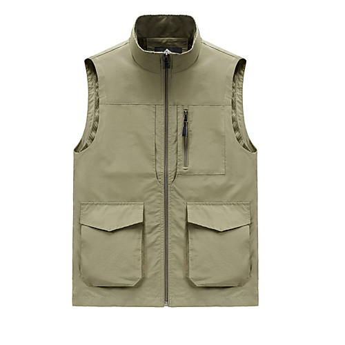 Men's Hiking Vest / Gilet Fishing Vest Outdoor Solid Color Thermal Warm Lightweight Windproof Breathable Top Single Slider Hunting Fishing Climbing Black Army Green Grey Khaki / Quick Dry
Men's Hiking Vest / Gilet Fishing Vest Outdoor Solid Color Thermal Warm Lightweight Windproof Breathable Top Single Slider Hunting Fishing Climbing Black Army Green Grey Khaki / Quick Dry