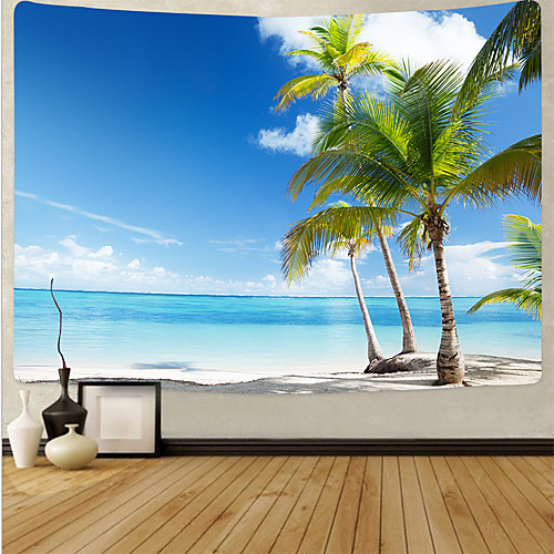 Wall Tapestry Art Deco Blanket Curtain Picnic Table Cloth Hanging Home Bedroom Living Room Dormitory Decoration Polyester Fiber Beach Series Coconut Tree Blue Sea White Cloud Blue Sky
Wall Tapestry Art Deco Blanket Curtain Picnic Table Cloth Hanging Home Bedroom Living Room Dormitory Decoration Polyester Fiber Beach Series Coconut Tree Blue Sea White Cloud Blue Sky