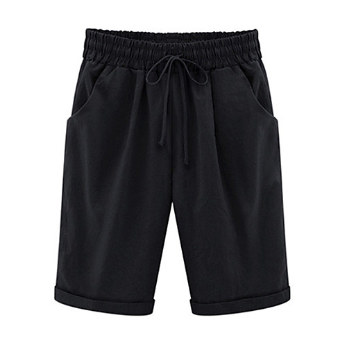 Women's Basic Soft Wedding Causal Daily Shorts Pants Solid Colored Classic Drawstring White Black Blue Yellow Blushing Pink
Women's Basic Soft Wedding Causal Daily Shorts Pants Solid Colored Classic Drawstring White Black Blue Yellow Blushing Pink
