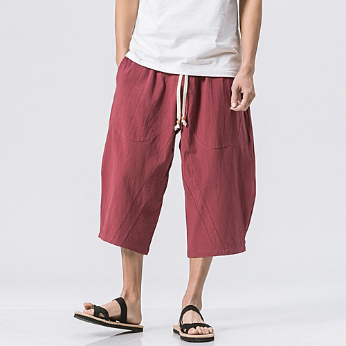 Men's Basic Daily Weekend Shorts Pants Solid Colored Navy Creamy-white Wine Red Black Gray
Men's Basic Daily Weekend Shorts Pants Solid Colored Navy Creamy-white Wine Red Black Gray