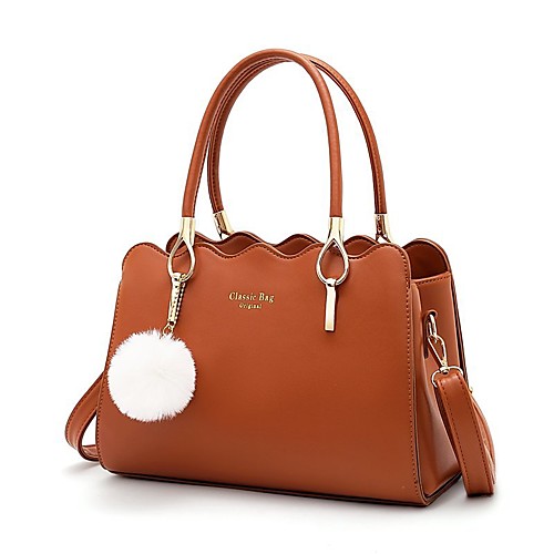 Women's Bags PU Leather Satchel Top Handle Bag Tassel Zipper Daily Outdoor Handbags Black Red Brown Gray
Women's Bags PU Leather Satchel Top Handle Bag Tassel Zipper Daily Outdoor Handbags Black Red Brown Gray