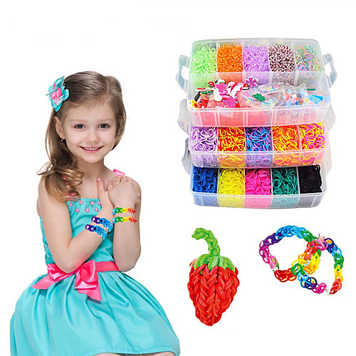 Rubber Bands Refill Kit DIY for Making Bracelet Kit Rainbow Silica Gel 15000 pcs Toy Gift
Rubber Bands Refill Kit DIY for Making Bracelet Kit Rainbow Silica Gel 15000 pcs Toy Gift