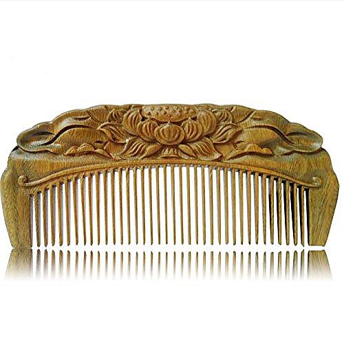 handmade carved natural sandalwood hair comb - anti-static sandalwood hair comb beard brush rake comb handmade engraving lotus
handmade carved natural sandalwood hair comb - anti-static sandalwood hair comb beard brush rake comb handmade engraving lotus