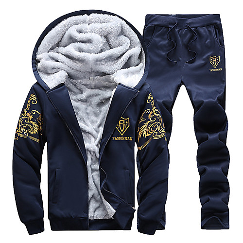 Men's 2 Piece Full Zip Tracksuit Sweatsuit Casual Athleisure Long Sleeve 2pcs Winter Fleece Thermal Warm Breathable Soft Running Jogging Sportswear Plus Size Outfit Set Clothing Suit Black Red Grey
Men's 2 Piece Full Zip Tracksuit Sweatsuit Casual Athleisure Long Sleeve 2pcs Winter Fleece Thermal Warm Breathable Soft Running Jogging Sportswear Plus Size Outfit Set Clothing Suit Black Red Grey