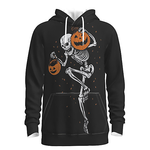 Men's Pullover Hoodie Sweatshirt Graphic Skull Halloween Weekend 3D Print Casual Hoodies Sweatshirts Black
Men's Pullover Hoodie Sweatshirt Graphic Skull Halloween Weekend 3D Print Casual Hoodies Sweatshirts Black