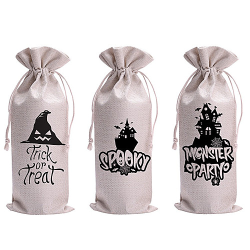 Halloween Party Halloween Linen Wine Holder Packaging Bag Gift Storage Bag Linen Drawstring Pocket
Halloween Party Halloween Linen Wine Holder Packaging Bag Gift Storage Bag Linen Drawstring Pocket