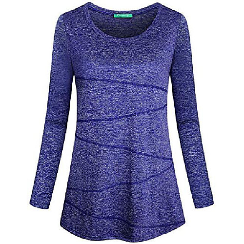 athletic t shirt women, fitness long sleeve cool dry shirts chic o-neck moisture wicking flowy tunic casual lightweight soft solid color workout running yoga top lyons blue xx-large
athletic t shirt women, fitness long sleeve cool dry shirts chic o-neck moisture wicking flowy tunic casual lightweight soft solid color workout running yoga top lyons blue xx-large
