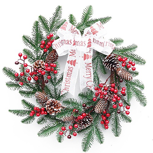 16-inch Indoor Artificial Snow Flocked Christmas Pine Wreath for Home Decoration and Party Decor
16-inch Indoor Artificial Snow Flocked Christmas Pine Wreath for Home Decoration and Party Decor