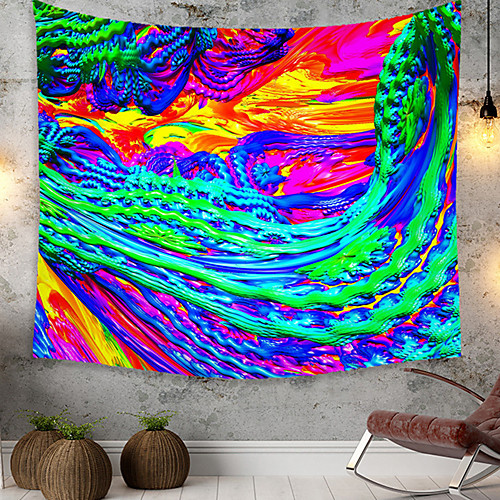 Wall Tapestry Art Decor Blanket Curtain Picnic Tablecloth Hanging Home Bedroom Living Room Dorm Decoration Polyester Novel Colorful Wave Pattern
Wall Tapestry Art Decor Blanket Curtain Picnic Tablecloth Hanging Home Bedroom Living Room Dorm Decoration Polyester Novel Colorful Wave Pattern