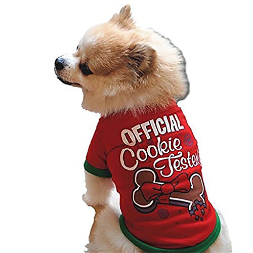 christmas pet costume, dog clothing cotton t shirt jumpsuit puppy outfit (red)
christmas pet costume, dog clothing cotton t shirt jumpsuit puppy outfit (red)