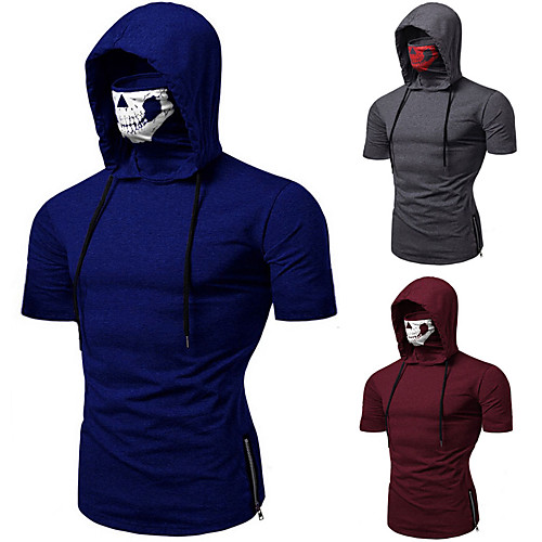 Men's Short Sleeve Hoodie with Mask Running Shirt Top Street Athleisure Cotton Thermal Warm Breathable Soft Running Jogging Training Sportswear Solid Colored Normal Black Burgundy Dark Gray Royal Blue
Men's Short Sleeve Hoodie with Mask Running Shirt Top Street Athleisure Cotton Thermal Warm Breathable Soft Running Jogging Training Sportswear Solid Colored Normal Black Burgundy Dark Gray Royal Blue